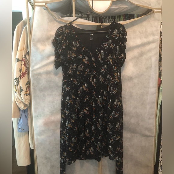 Taylor Swift H&M button down bird dress size 12 - Picture 4 of 9